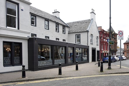 Now part of the Royal Hotel, restored with CARS funding under Cumnock Town Centre Regeneraion