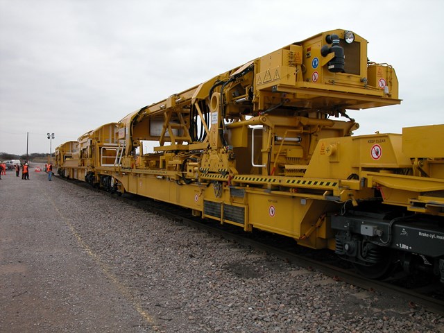 High Output Renewals Train: Equipment used in Network Rail's £750 million renewal programme for the Western Route