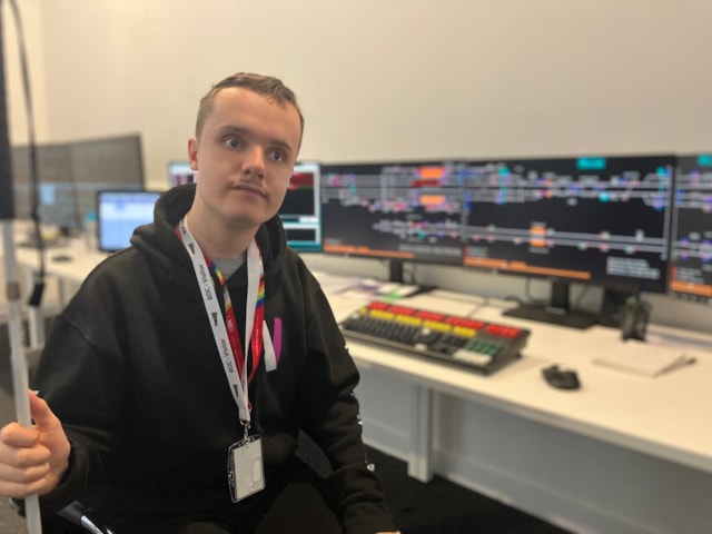 Jack Thompson - digital signalling simulator, York Rail Operating Centre: Jack Thompson - digital signalling simulator, York Rail Operating Centre