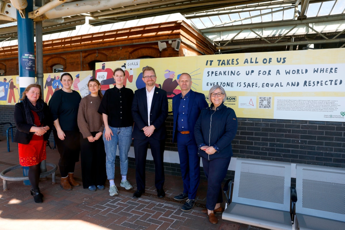 White Ribbon Mural Rugby 3
