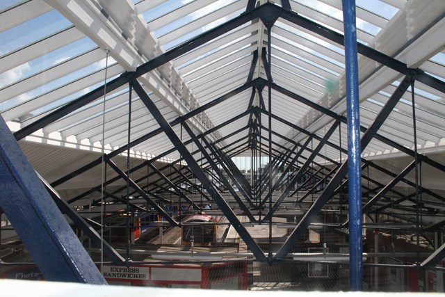 Portsmouth & Southsea Roof: The 160 year old glass roof at Portsmouth and Southsea station has been completely replaced, resulting in a lighter, brighter concourse for the thousands of passengers who pass through it each day.