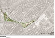 The site overview of the Roseburn to Union Canal route
