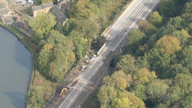 Passenger journeys and car parking affected by Sheffield bridge replacement: Sheaf bridge pic aerial