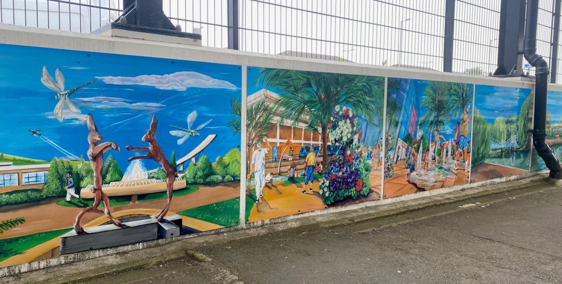 Luton station artwork event, Network Rail (4)
