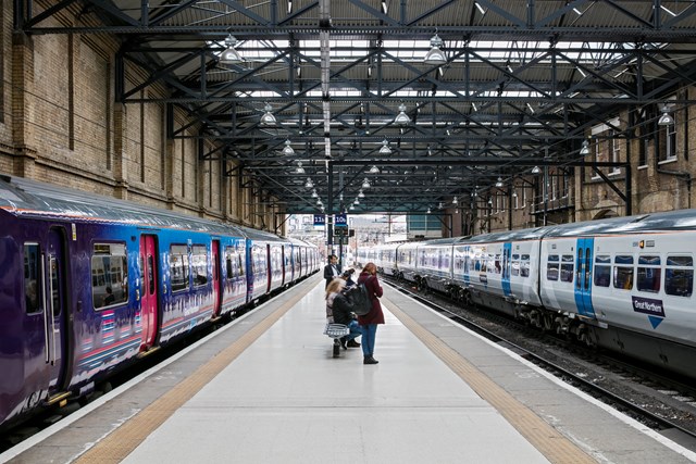 King's Cross railway station - platform 10 and 11