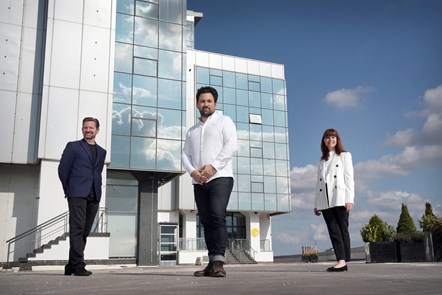 Left to right are Paul Wilson, Gregor Aikman and Evelyn McDonald of Filament STAC (by Stewart Attwood)