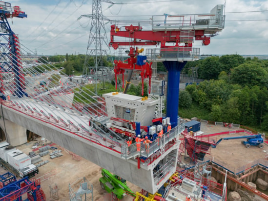 UK-first technique being used to build HS2’s River Tame West Viaducts