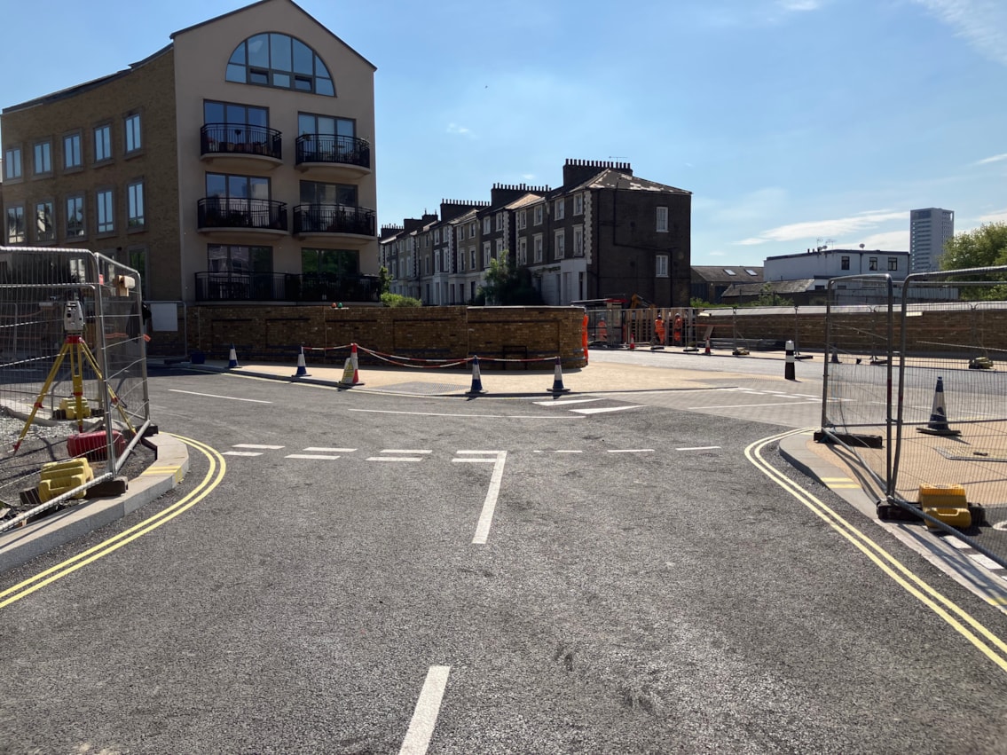 Agar Grove - roads reopen 1