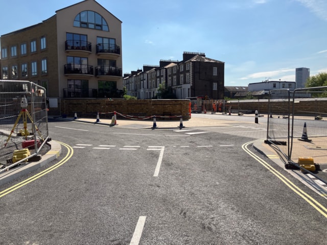 Agar Grove - roads reopen 1: Agar Grove - roads reopen 1