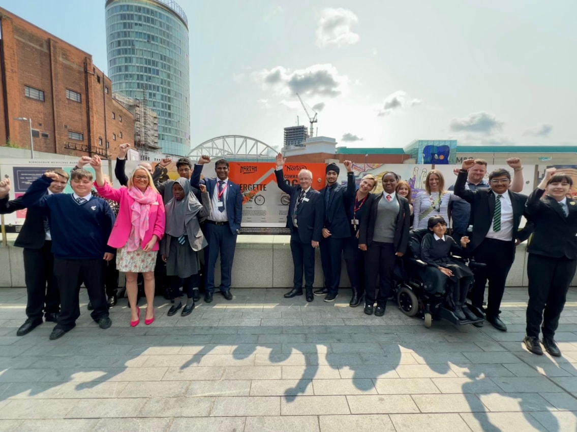 Railway 200 school artwork unveiling