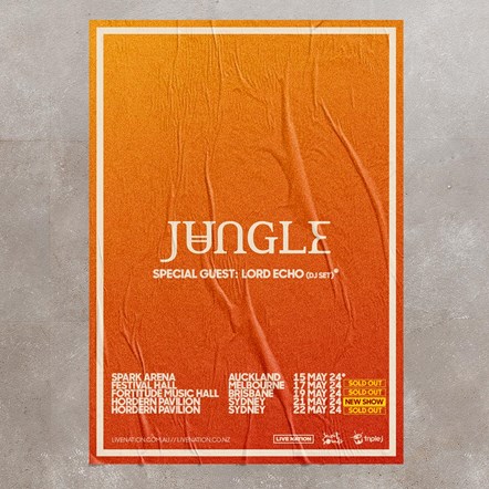 Jungle AUNZ Tour May 2024