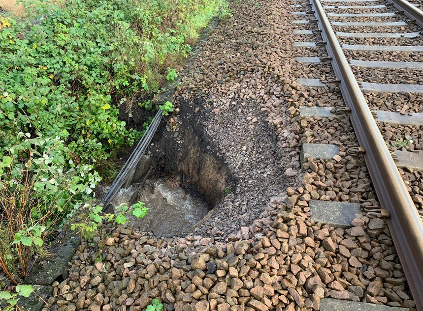 Embankment slip