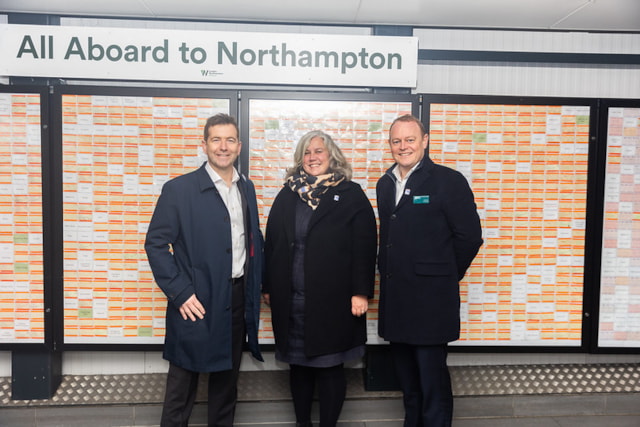 Secretary of State Heidi Alexander visits Northampton station