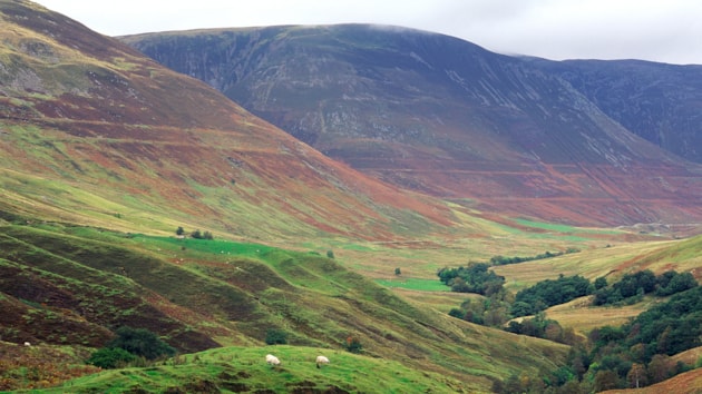 The Parallel Roads of Glen Roy. ©Lorne Gill/NatureScot: The parallel roads in Glen Roy NNR from the car park at the south end of the Glen. ©Lorne Gill/NatureScot