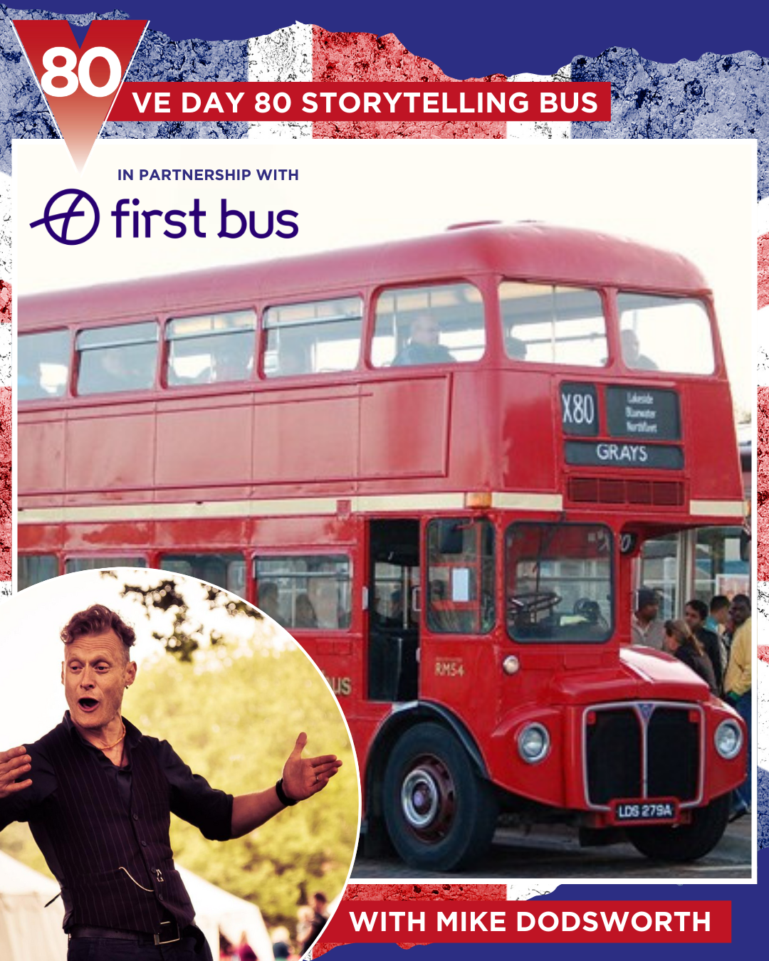 VE DAY ANNOUNCEMENT POST FIRST BUS 2