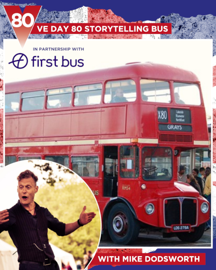 VE DAY ANNOUNCEMENT POST FIRST BUS 2