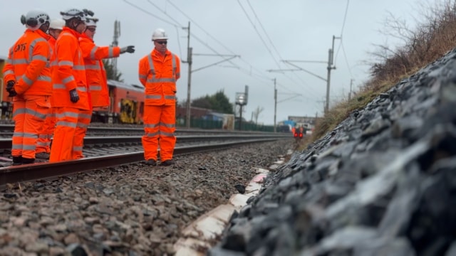 Ground stabilisation at Shap cutting January 2026: Ground stabilisation at Shap cutting January 2026