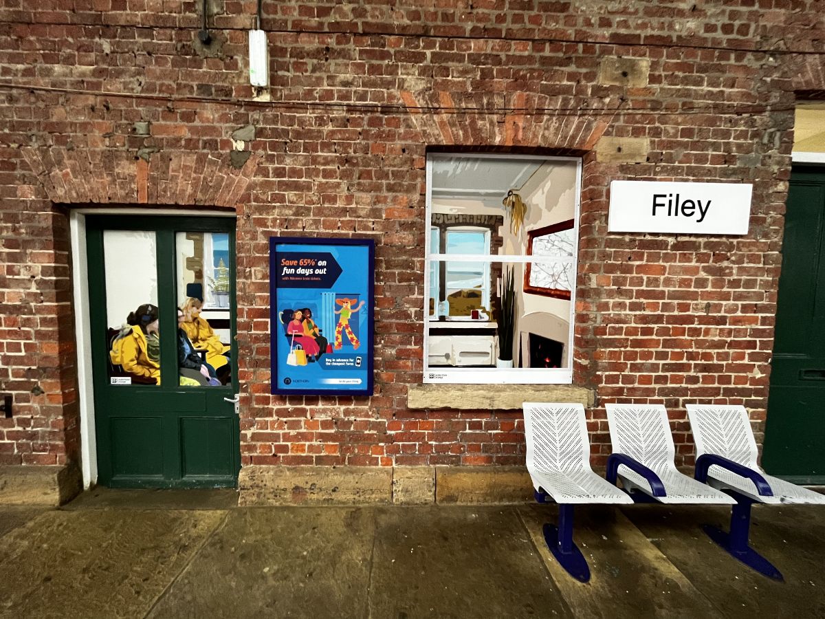 This image shows some of the new artwork at Filey-3