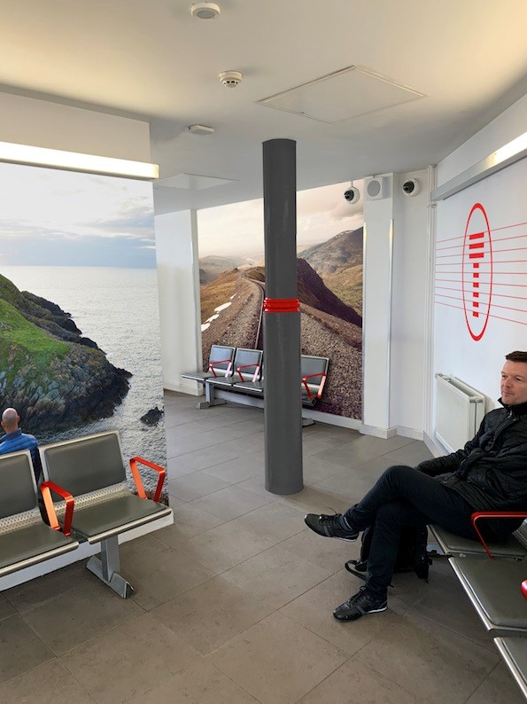 Artist Impression of waiting room in Swansea