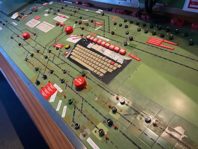 Image taken inside Gloucester signal box- Oct 25