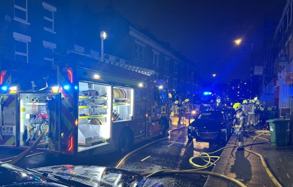 Flat fire – Fulham: Greyhound Road, Fulham-3