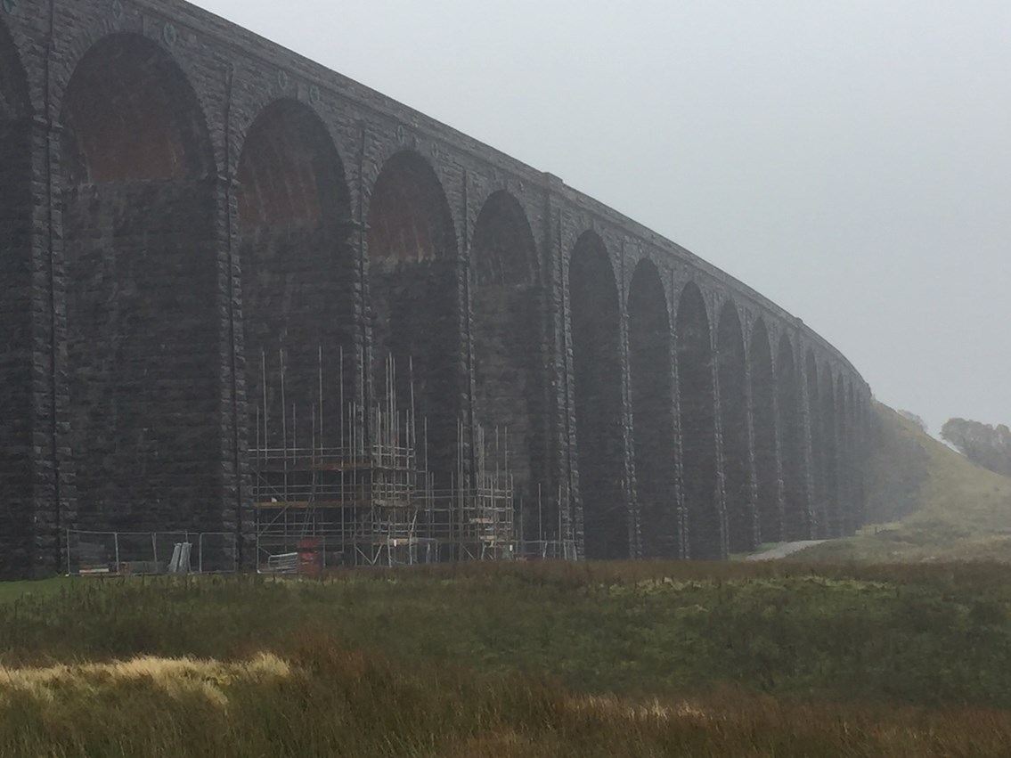 Network Rail is restoring Ribblehead viaduct