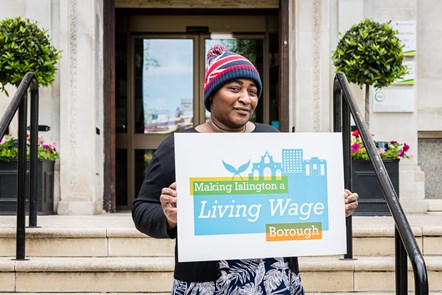 Dionne Brooks was one of many to benefit from the London Living Wage when she joined Islington Council