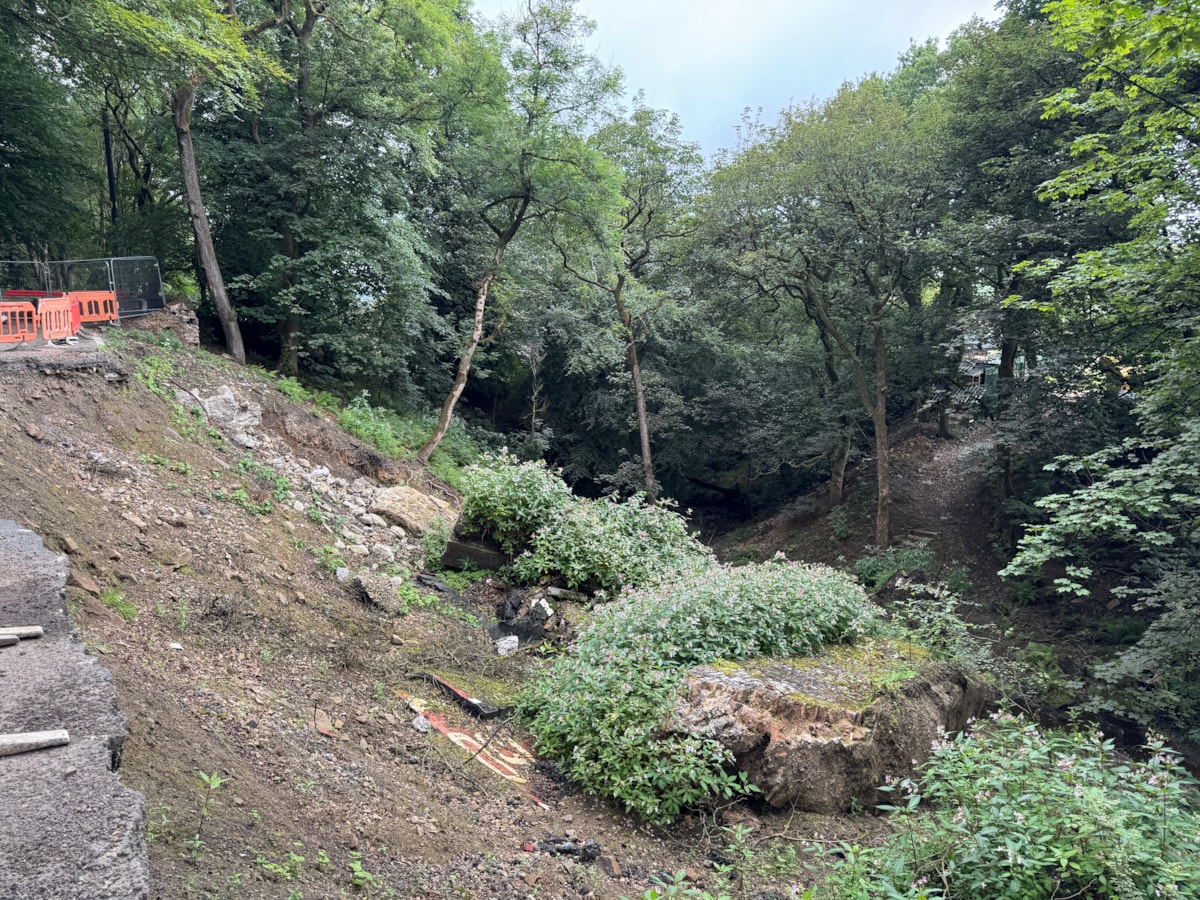 Haslingden Old Road collapse