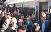 crowded platform