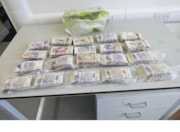 Cash found in Michael Watson's VW Passat 1: Cash found in Michael Watson's VW Passat 1