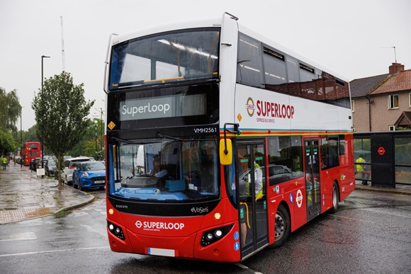 Superloop route SL9 - formerly known as route X140 - launches on Saturday: TfL Image - Superloop bus [2]