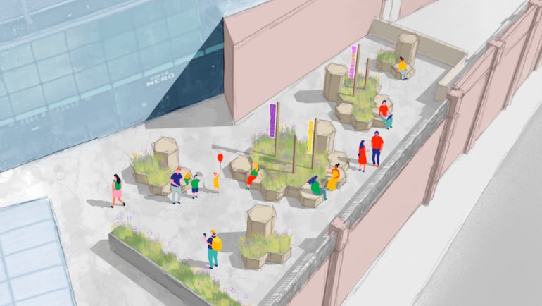 Work begins on Manchester Piccadilly’s first community garden