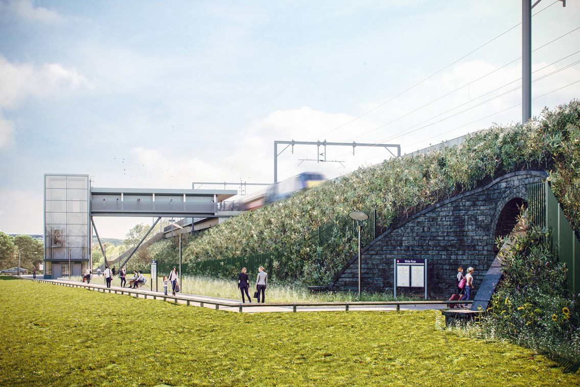 White Rose station artist impression