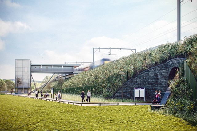 White Rose station artist impression