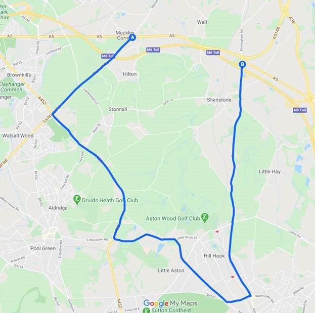 A5 diversion route 2-2