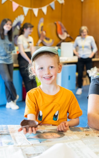 Visitors enjoying archaeology activities at the National Museum of Rural Life. Photo (c) Claudia Scandella  (5)