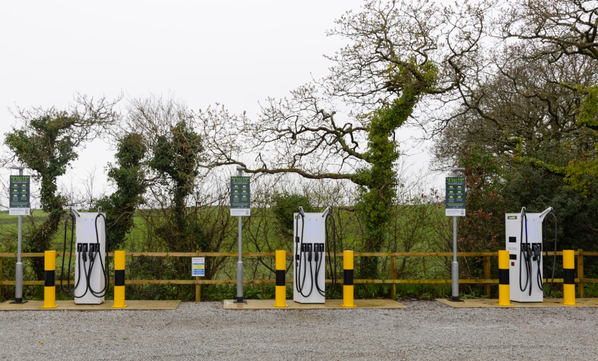 EV chargers at Summercourt