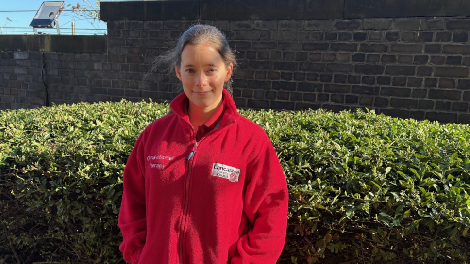 OT apprentice Claire Graves