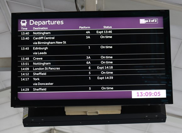 Customer information screens - Derby 