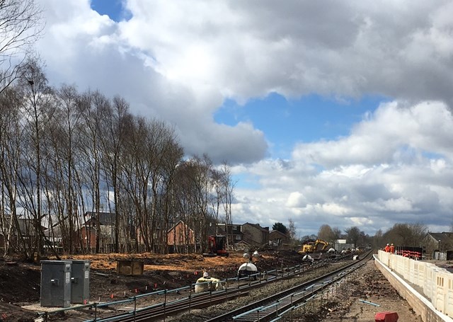 New platform at Rochdale station