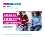 5  Social Graphic - Calling All People - East Kent Diabetes