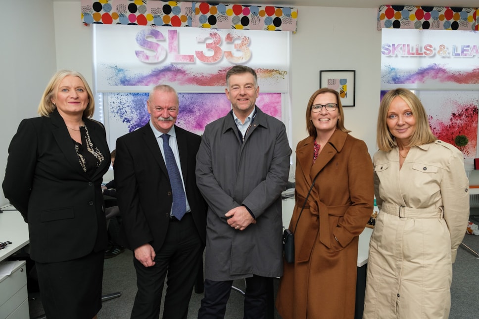 Nick Page and Donna Stewart with Eddie Fraser, Linda McAulay-Griffiths and Margorie Harvie