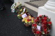 London Fire Brigade - Worsley Hotel Fire Wreaths: London Fire Brigade - Worsley Hotel Fire Wreaths