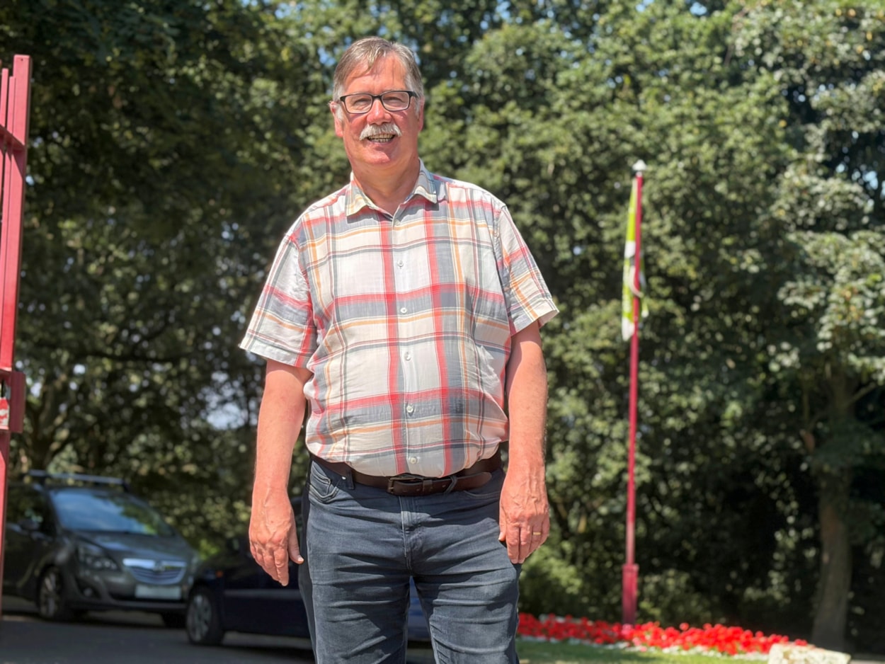 DPHAR 2026 - Colin 1: Colin Clark, 64, of Middleton, said reaching out to community groups was 'the greatest thing I've ever done in my life'.