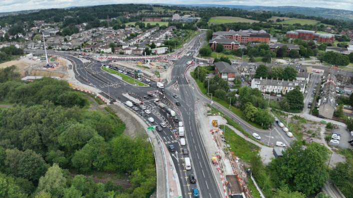 Plan ahead for Dawsons Corner and Stanningley Bypass summer improvements: Dawsons 4 from Stanningley Rd