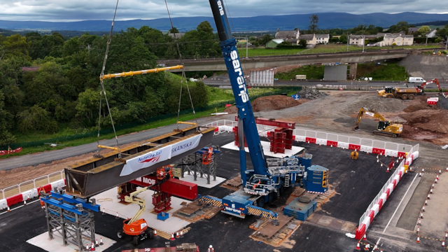 a VIB in position on its tressels : a VIB in position on its tressels 