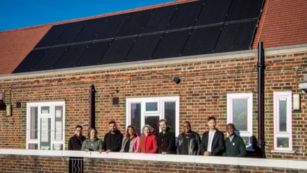 Residential solar installation
