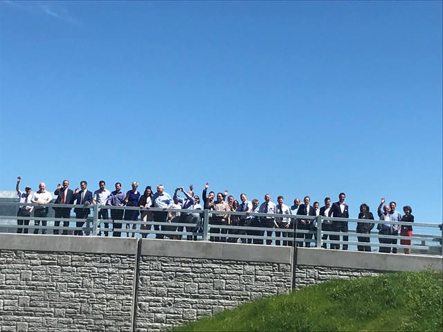 Completion of £7.5m scheme creates a safer railway for mid Wales: Talerddig Opening Event 2
