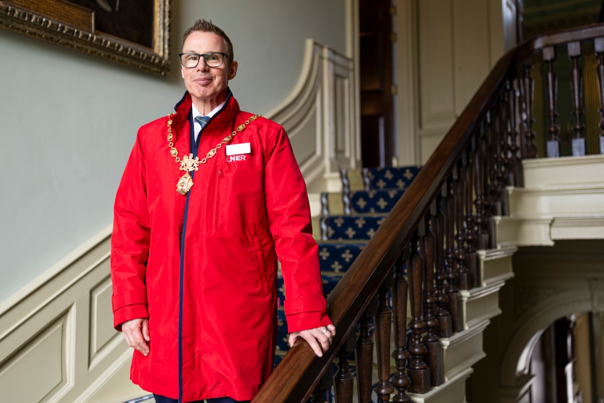 Paul Doughty, LNER and Sheriff of York in York Mansion House 2
