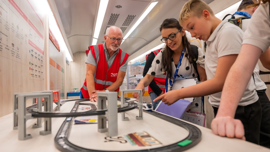 All aboard: Railway 200 arrives in the North West for the very first time: The touring exhibition train Inspiration Credit Jack Boskett and Railway 20 (5)